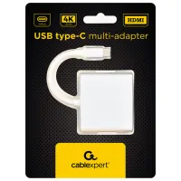 Адаптер Cablexpert A-CM-HDMIF-02-SV USB Type-C/ Серебристый photo 2