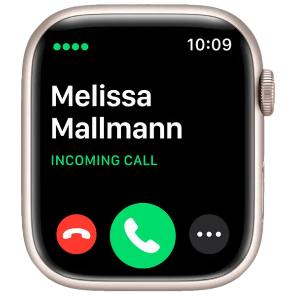 Ceas inteligent Apple Watch Series 7 MKN63WB/ A/ Starlight Khaki/ Starlight Sport photo 7 Ceas inteligent Apple Watch Series 7 MKN63WB/ A/ Starlight Khaki/ Starlight Sport photo 7