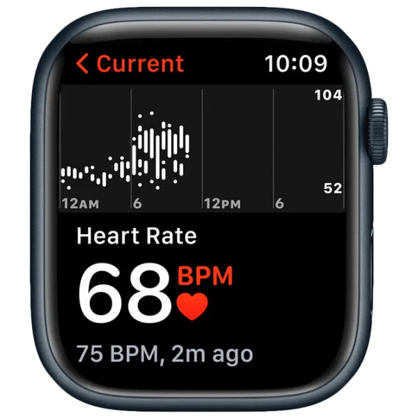 Ceas inteligent Apple Watch Series 7 MKN53WB/ A/ Midnight Black/ Midnight Sport photo 5 Ceas inteligent Apple Watch Series 7 MKN53WB/ A/ Midnight Black/ Midnight Sport photo 5