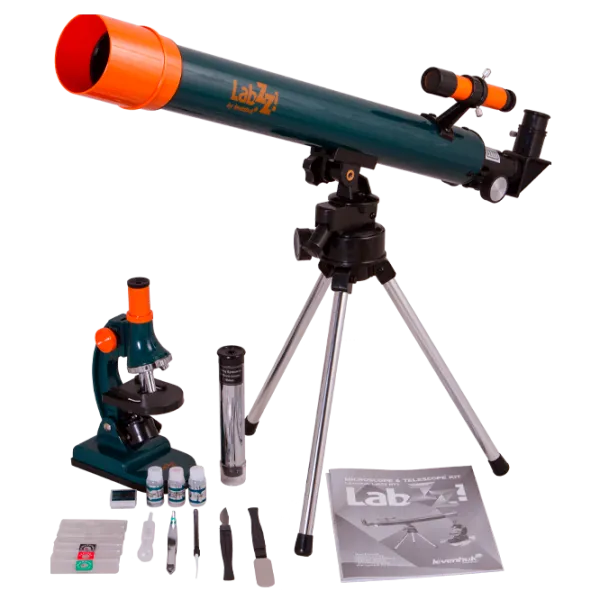 Levenhuk LabZZ MT2 Kit (микроскоп + телескоп) Зелёный photo 2