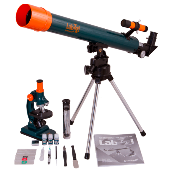 Levenhuk LabZZ MT2 Kit (микроскоп + телескоп) Зелёный photo 2