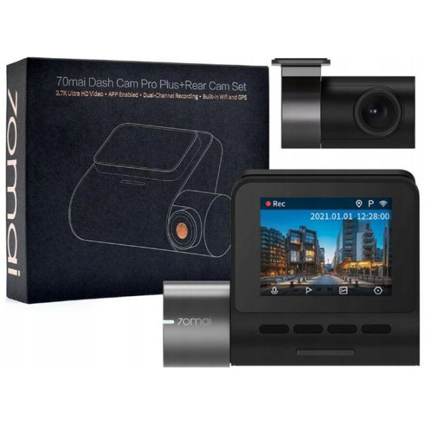 Cameră Auto Xiaomi 70 Mai A500 Dash Cam Pro Plus + Rear Cam Sony IMX335/ Black photo 6