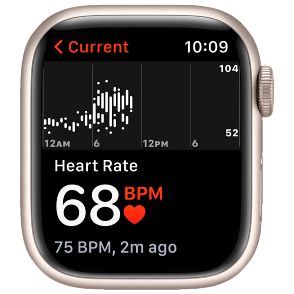 Ceas inteligent Apple Watch Series 7 + Cellular MKHR3WB/ A/ Starlight Khaki/ Starlight Sport photo 5 Ceas inteligent Apple Watch Series 7 + Cellular MKHR3WB/ A/ Starlight Khaki/ Starlight Sport photo 5
