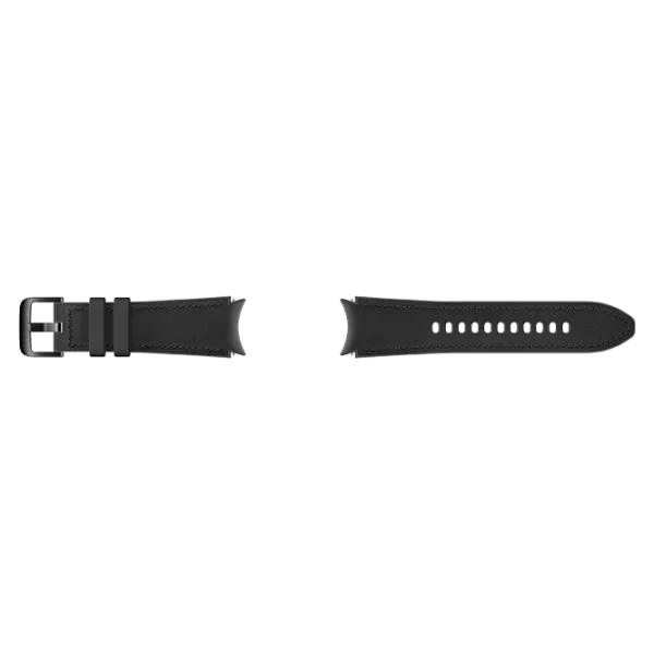 Curelușă Samsung Galaxy Watch 4 ET-SHR88SBEG Piele/ 20 mm/ Black Silver photo 2 Curelușă Samsung Galaxy Watch 4 ET-SHR88SBEG Piele/ 20 mm/ Black Silver photo 2
