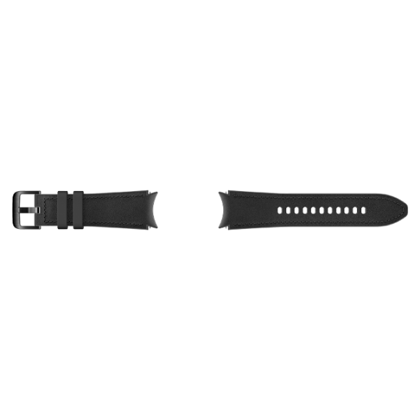 Curelușă Samsung Galaxy Watch 4 ET-SHR88SBEG Piele/ 20 mm/ Black Silver photo 2 Curelușă Samsung Galaxy Watch 4 ET-SHR88SBEG Piele/ 20 mm/ Black Silver photo 2