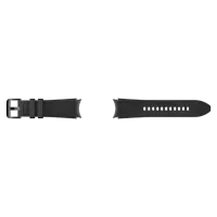 Ремень Samsung Galaxy Watch 4 ET-SHR88SBEG Кожа/ 20 мм/ Черный Серебристый photo 2