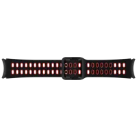 Ремень Samsung Galaxy Watch 4 ET-SXR87LBEG Силикон/ 20 мм/ Черный Красный photo 3