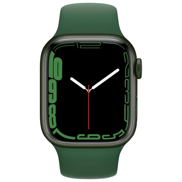 Ceas inteligent Apple Watch Series 7 + Cellular MKHT3WB/ A/ Green/ Clover Sport photo 2