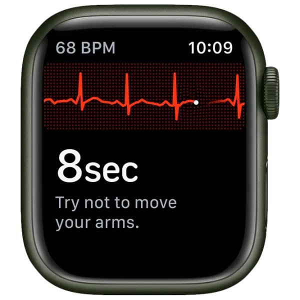 Ceas inteligent Apple Watch Series 7 + Cellular MKHT3WB/ A/ Green/ Clover Sport photo 3