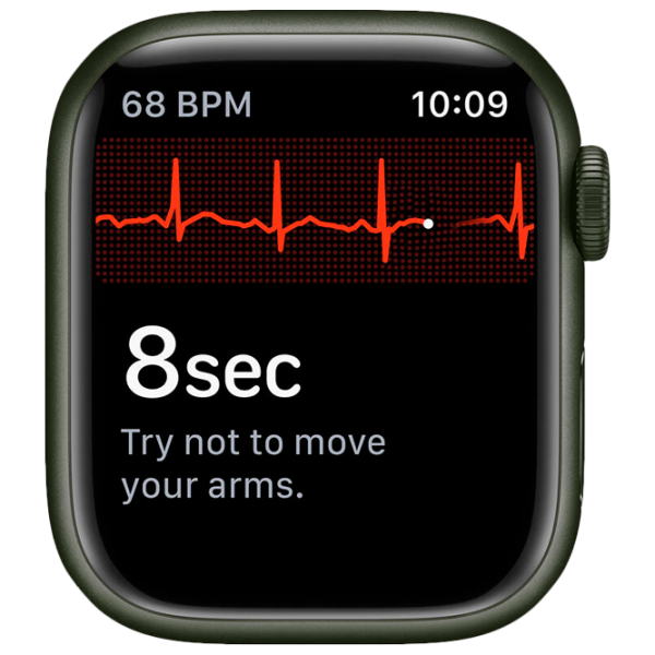 Ceas inteligent Apple Watch Series 7 + Cellular MKHT3WB/ A/ Green/ Clover Sport photo 3