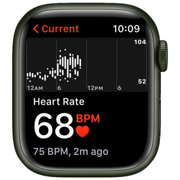 Ceas inteligent Apple Watch Series 7 + Cellular MKHT3WB/ A/ Green/ Clover Sport photo 5