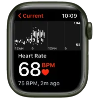 Ceas inteligent Apple Watch Series 7 + Cellular MKHT3WB/ A/ Green/ Clover Sport photo 5