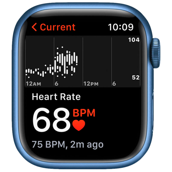 Умные часы Apple Watch Series 7 + Cellular MKHU3WB/ A/ Синий/ Abyss Blue Sport photo 4