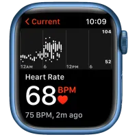 Умные часы Apple Watch Series 7 + Cellular MKHU3WB/ A/ Синий/ Abyss Blue Sport photo 4