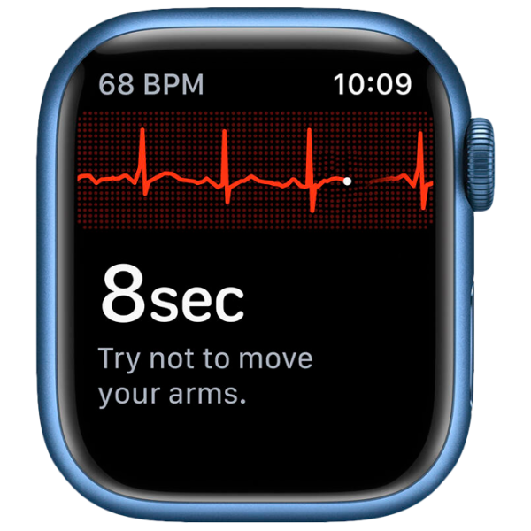 Умные часы Apple Watch Series 7 + Cellular MKHU3WB/ A/ Синий/ Abyss Blue Sport photo 5