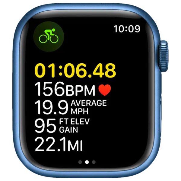 Умные часы Apple Watch Series 7 + Cellular MKHU3WB/ A/ Синий/ Abyss Blue Sport photo 8