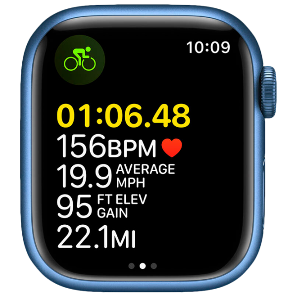 Умные часы Apple Watch Series 7 + Cellular MKHU3WB/ A/ Синий/ Abyss Blue Sport photo 8