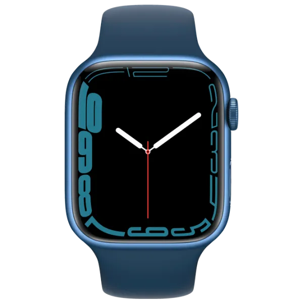 Умные часы Apple Watch Series 7 + Cellular MKJT3WB/ A/ Синий/ Abyss Blue Sport photo 2 Умные часы Apple Watch Series 7 + Cellular MKJT3WB/ A/ Синий/ Abyss Blue Sport photo 2