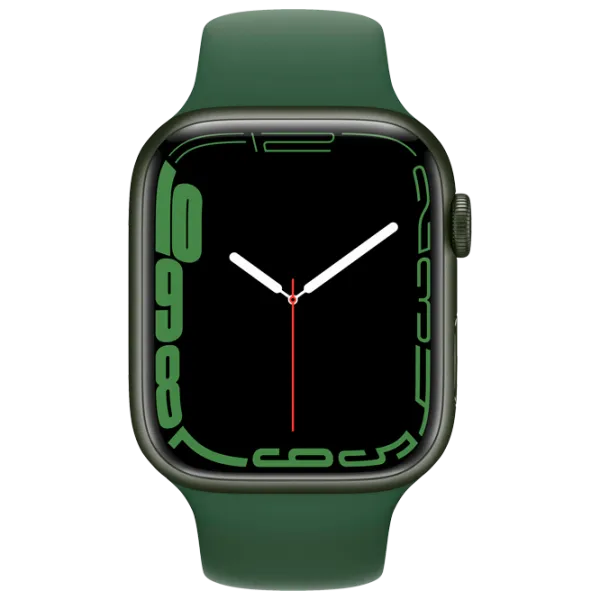 Ceas inteligent Apple Watch Series 7 + Cellular MKJR3WB/ A/ Green/ Clover Sport photo 2