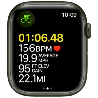 Умные часы Apple Watch Series 7 + Cellular MKJR3WB/ A/ Зелёный/ Clover Sport photo 3