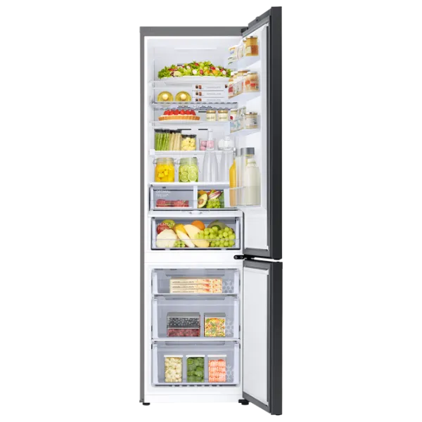 Frigider Samsung Bespoke RB38A6B62AP/UA cu congelator jos 385 l / 203 cm / Gray photo 4