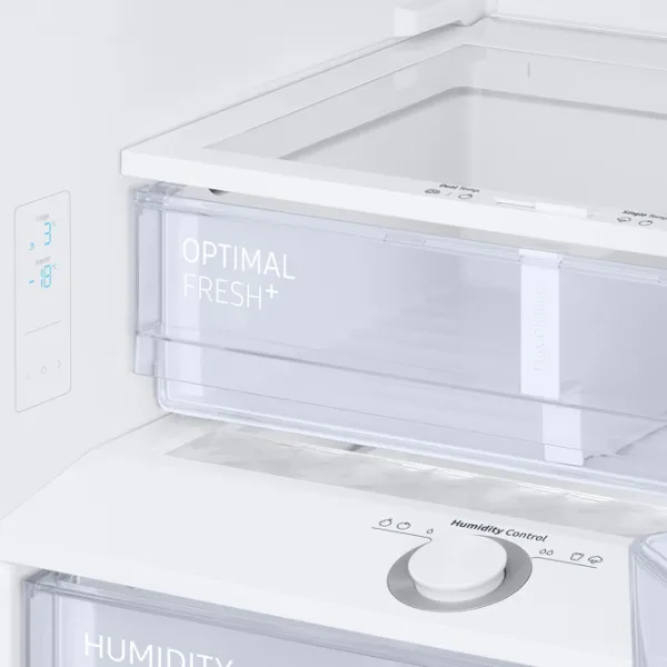 Frigider Samsung Bespoke RB38A6B62AP/UA cu congelator jos 385 l / 203 cm / Gray photo 5