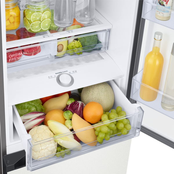 Frigider Samsung Bespoke RB38A6B62AP/UA cu congelator jos 385 l / 203 cm / Gray photo 6