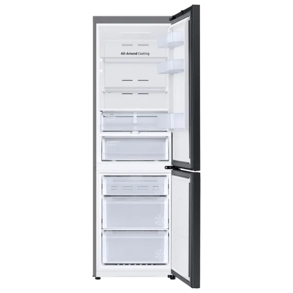 Frigider Samsung Bespoke RB34A6B4FAP/UA cu congelator jos 340 l / 185.3 cm / Gray photo 3