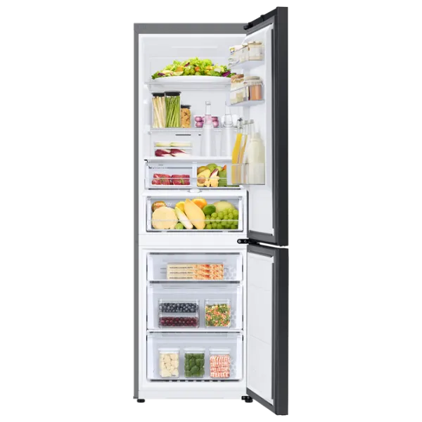 Frigider Samsung Bespoke RB34A6B4FAP/UA cu congelator jos 340 l / 185.3 cm / Gray photo 4