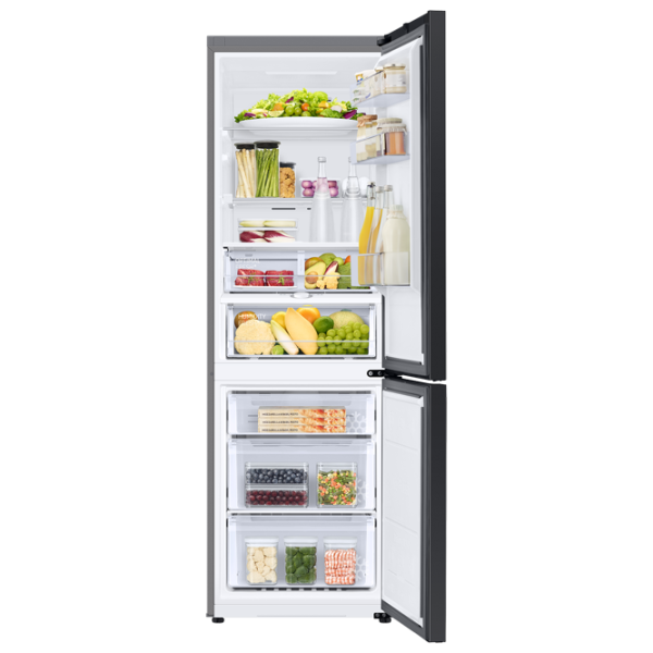 Frigider Samsung Bespoke RB34A6B4FAP/UA cu congelator jos 340 l / 185.3 cm / Gray photo 4