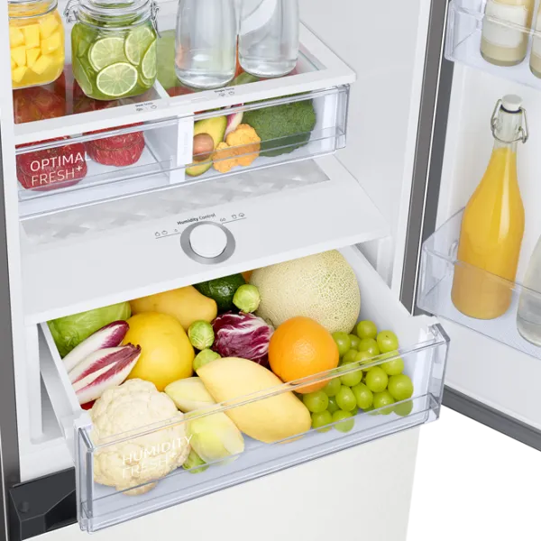 Frigider Samsung Bespoke RB34A6B4FAP/UA cu congelator jos 340 l / 185.3 cm / Gray photo 6