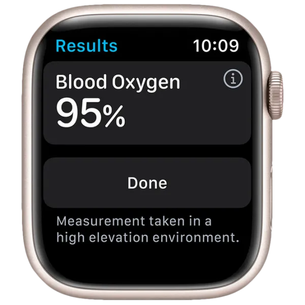 Умные часы Apple Watch Series 7 + Cellular MKJQ3WB/ A/ Starlight Хаки/ Starlight Sport photo 3