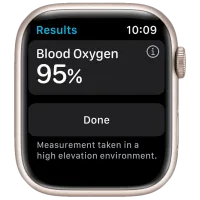 Умные часы Apple Watch Series 7 + Cellular MKJQ3WB/ A/ Starlight Хаки/ Starlight Sport photo 3