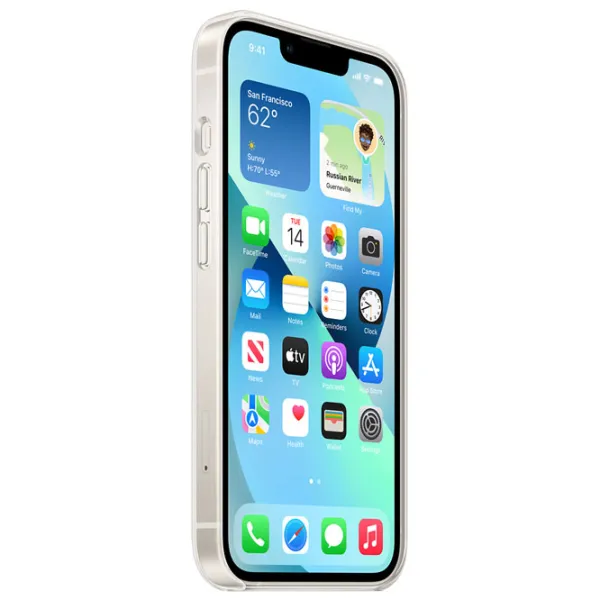 Чехол для смартфона Apple iPhone 13 Apple/ Back/ PP/ Прозрачный photo 3 Чехол для смартфона Apple iPhone 13 Apple/ Back/ PP/ Прозрачный photo 3