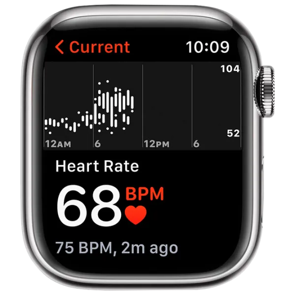 Ceas inteligent Apple Watch Series 7 + Cellular MKJY3WB/ A/ Gold/ Oțel inoxidabil/ Gold Milanese Loop photo 4