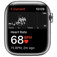Ceas inteligent Apple Watch Series 7 + Cellular MKJY3WB/ A/ Gold/ Oțel inoxidabil/ Gold Milanese Loop photo 4