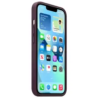 Husă pentru smartphone Apple iPhone 13 Apple/ Back/ Piele/ Dark Cherry photo 4