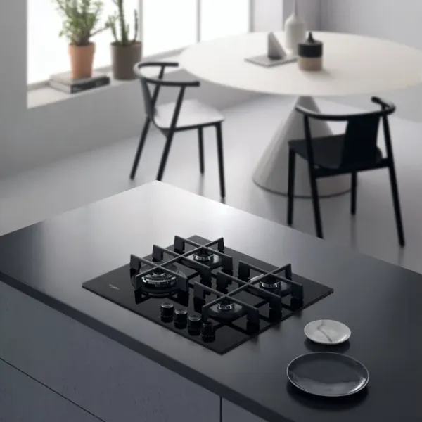 Plită încorporabilă pe gaz Whirlpool GOWL 628/ NB Black photo 4