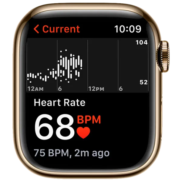 Ceas inteligent Apple Watch Series 7 + Cellular MKJX3WB/ A/ Oțel inoxidabil Gold/ Dark Cherry Sport photo 5
