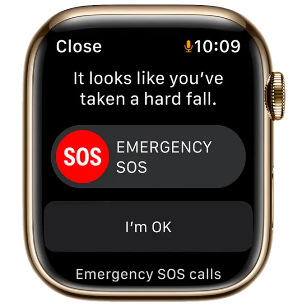 Ceas inteligent Apple Watch Series 7 + Cellular MKJX3WB/ A/ Oțel inoxidabil Gold/ Dark Cherry Sport photo 6