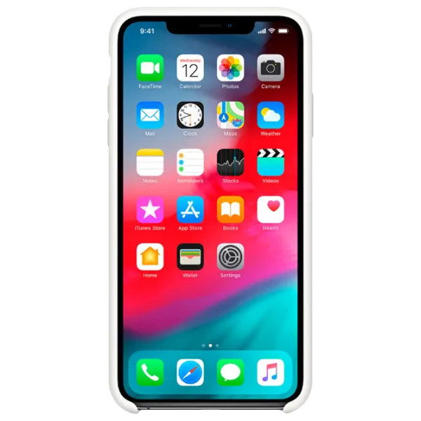 Чехол для смартфона Apple iPhone XS Max Apple/ Back/ TPU/ Белый photo 2