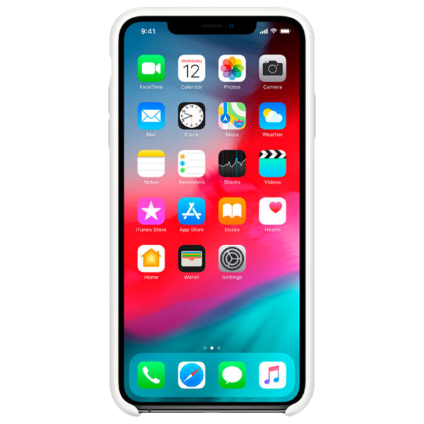 Чехол для смартфона Apple iPhone XS Max Apple/ Back/ TPU/ Белый photo 2