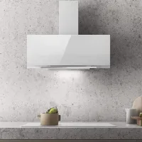 Hotă Elica APLOMB WH/A/90 Înclinată/ White/ Gray photo 3