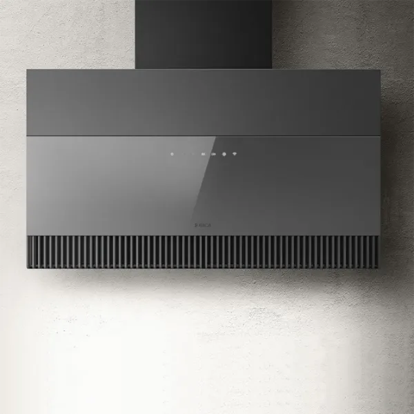 Hotă Elica Super Plat GR/F/80 Înclinată/ Gray/ Black photo 3
