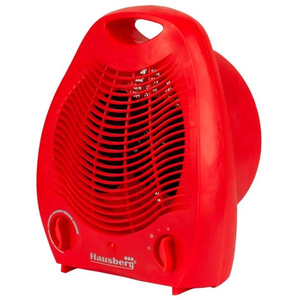 Încălzitor cu ventilator HAUSBERG HB-8501 R 2000 W / Red photo 2
