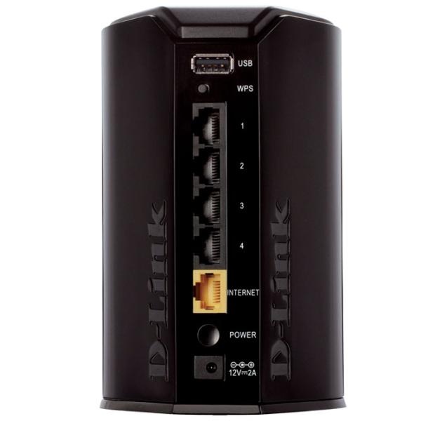Wi-Fi Router D-Link DIR-850L/ RU/ A1A 300 Mbit/ s/ 900 Mbit/ s/ Black photo 2