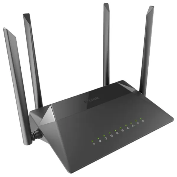 Wi-Fi Router D-Link DIR-825/ RU/ R2A 300 Mbit/ s/ 867 Mbit/ s/ Black photo 2