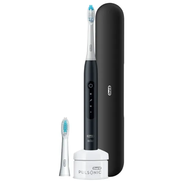 Periuță de dinți electrică Braun Pulsonic Slim Luxe 4500 Ultrasunete/ White photo 2