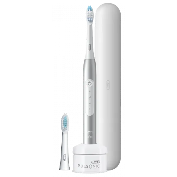 Periuță de dinți electrică Braun Pulsonic Slim Luxe 4500 Ultrasunete/ White photo 3