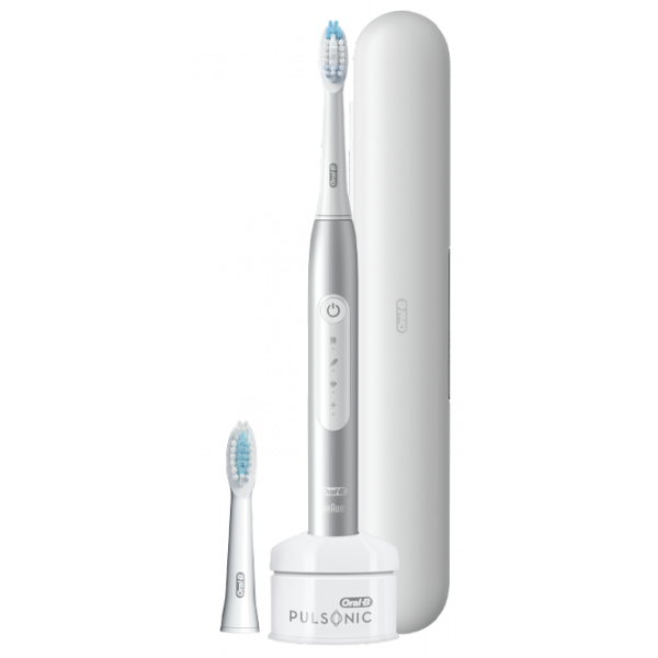 Periuță de dinți electrică Braun Pulsonic Slim Luxe 4500 Ultrasunete/ White photo 3